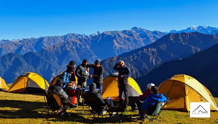 Campsite at Har Ki Dun Trek