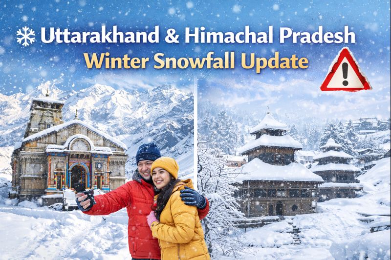 Uttarakhand & Himachal Pradesh | Winter Snowfall Update